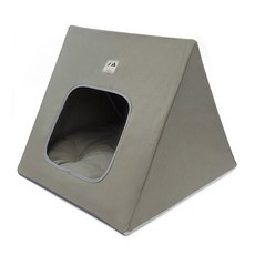 아늑한 고양이 실내 하우스 텐트 집 카키 고양이집