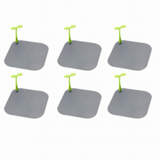 하스몰 콩나물 화장실 냄새 차단 배수구 실리콘 덮개 커버 6개, 1세트, 회색