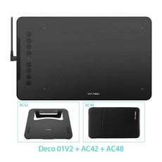 드로잉 패드 그림 그리는 패드 XP-Pen Deco 01 V2 10 웹 회의 방송 원격, 그리고 케이스 스탠드, 협력사