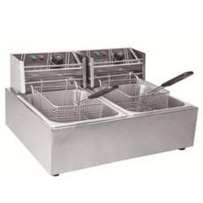 대용량 스테인리스 전기 프라이어 닭다리살 노점용 닭날개 튀김기 감자튀김, Option 3