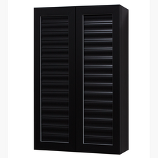 샘바스 갤러리장 (1~3일 이내 출고) 이쁜 욕실장 여닫이 수납 화장실, 블랙(B), 1개