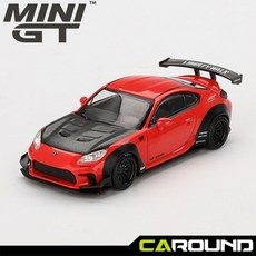 미니지티(885) 1:64 토요타 GR86 LB Nation - 레드, 1개, 885
