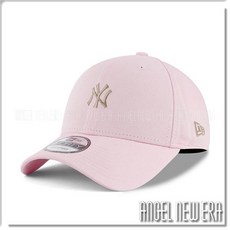 New Era 紐約洋基隊棒球帽, 粉, 1個