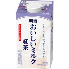 메이지 맛있는 우유 홍차 450ml×12개 쿨편 코우치 티 미루쿠 86714, 1개, 세트