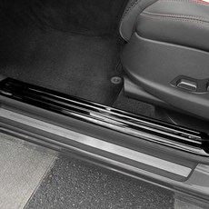 G70 페이스리프트 도어스커프 인테리어 호환 차량용품, 블랙 4P