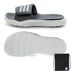 아디다스 APBUS 슬라이드 쿠셔닝 GREY 슬리퍼