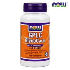 NOW Foods GPLC輔酶Q10素食膠囊, 60顆, 1罐