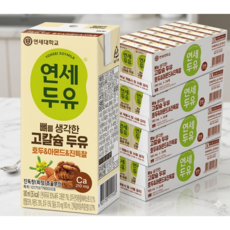 연세우유 뼈를 생각한 고칼슘 두유 호두 & 아몬드, 180ml, 192개