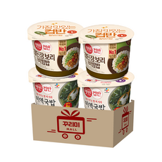 大醬大麥拌飯 2入+海帶湯泡飯 2入, 1組