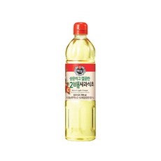 백설 상큼하고 깔끔한 2배사과식초 500ML 1개