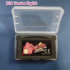 GBA NDS 커비 게임 콘솔 미러 버전 카드 드림랜드 메어 영어 카트리지 32비트 놀라운 비디오
