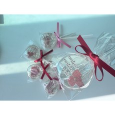 Sweet Flower 카네이션 롤리팝 특별한날 특별한 선물 카네이션 캔디 + 선물포장(원통 혹은 투명창박스), 9개, 20g, 장미향