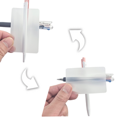 JL매직 투명인간필름 5.5cm*8.5cm 렌티큘러 광학 은신 마술소품 과학실험, 1개