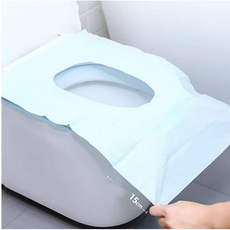 뚱보 일회용 개별포장 고정시트 롱 변기커버 패드, 50장, 일회용 변기커버