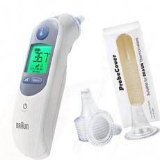 체온계 필터 렌즈 캡 위생 체온 측정 안전 교체용, 1개