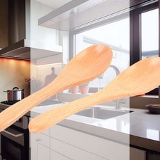 비취우드 우동스푼 2P 라멘 숟가락 디저트 요리 빙수수저 스프