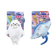 도기맨 보물찾기 멍삑 강아지장난감 삑삑이인형, 하프물범, 1개