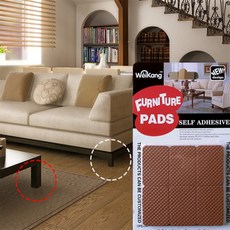 CoCoPink / EVA 긁힘방지 바닥보호패드 2.8x4.2cm 12p 소음방지