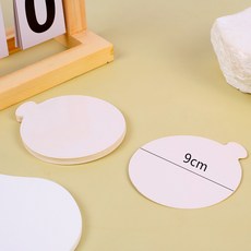 BakeSphere烘焙 蛋糕墊片 白色慕斯底託 烘焙白卡 三角形切塊 西點蛋糕墊片 圓形墊 甜品方形 紙託, 1個, 紙墊片圓形100個白色大號