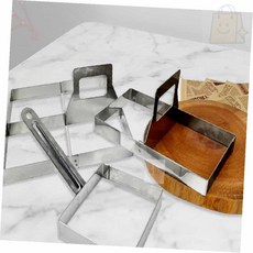 쏘굿픽 제빵도구 스텐 사각 모양틀, 1구