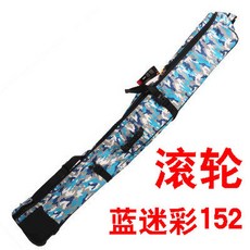 스노우보드 가방 스키휠백 배낭 원정백 대용량 방수 캐리어 홀더, 블루카모 비행기바퀴 백팩 없음, 1개