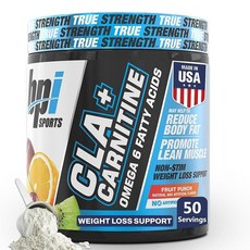 BPI Sports CLA 카르니틴 후르츠 펀치 50회 12.34 온스, 1개, 349.8