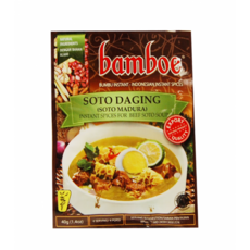 Bamboe Soto Daging Madura - 쇠고기 스프 향신료 40 그램 (2피스)
