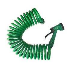 허브몰 / 다용도 코일호스 7.5m/베란다 세차 원예 물분사기청소, 1개, 단일 개당 용량