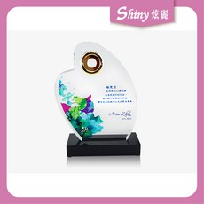 【炫麗】金幣水晶獎座 0317