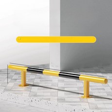 볼라드 난간 펜스 주차장 바 주차금지 코너 범퍼 카드레일, 1개, 사다리꼴 200x30 높이