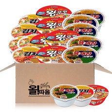 碗裝泡麵組 牛肉泡麵 6入+泡菜泡麵 6入+王蓋泡麵 6入, 1組