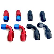 汽車改裝油冷接頭 AN4 AN6 AN8 AN10 AN20, AN6 0度
