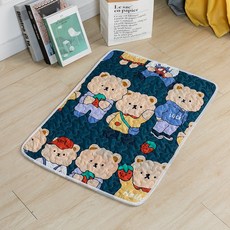 DZER 애견 방석 강아지 침대 귀여운 디자인 논슬립 네츄럴 소재 올시즌 사용 가능, 40*50cm, F