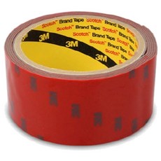 넨이룸 차량용 아크릴 폼 양면테이프 회색 48mm x 1.5M, 3개