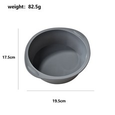 食品級矽膠圓形蛋糕模 烘焙模具, 1個