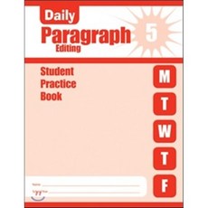 Daily Paragraph Editing Grade 5 Student Edition Workbook (5-Pack), Evan-Moor Educational Publi...