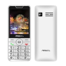 MTOS C13 4G VoLTE 資安防護直立式手機 雙卡雙待 大音量大按鍵 無相機 軍人機 科技廠適用, 資安白(停產),單機+皮套