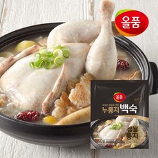 올품 냉장 찹쌀 누룽지 백숙 750g x 1봉, 누룽지백숙(냉장)750g(1봉), 1개