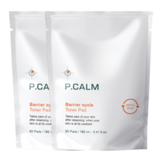 피캄 베리어사이클 진정 토너 패드 리필팩, 2개, 60매입