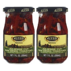 ALESSI 선 드라이드 토마토 줄리엔 컷, 2개, 205ml
