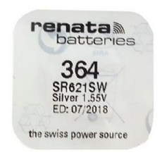 시계건전지 레나타 364(SR621SW) RENATA 코인전지 동전 배터리