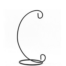 철사 거치대_테라리움_소블랙, 열개입*1봉