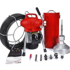 GQ75型電動管道疏通機, 冲量中,大力75型标配全套【专业物业首选】