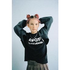 [국내배송] 자라 ZARA KPOP DEMON HUNTERS NETFLIX © 프린트 티셔츠 - 콜 그레이 938107