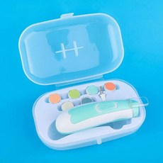 안전 손톱깍기 손톱 전기 세트 가위 트리머 케어 커터 매니큐어 손톱깎이 페디큐어, 플래그십  업그레이드된 7in1 블루 세트, D. 플래그십 업그레이드된 7in 블루 세트