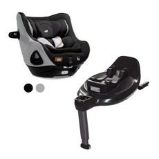 joie奇哥 I-Base Encore旋轉底座 搭配I-Jemini提籃 I-Harbour 0-4歲汽座, 底座+汽座-碳灰