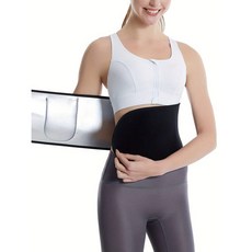 한 개 포장 컬러 사이드 포켓 실버 코팅 허리 보호, 160g, 검정색