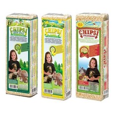 CHIPSI 小動物木屑砂, 1個, 草莓香1kg(請下數量3包)