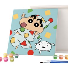 iLovePainting 蠟筆小新 繪畫 DIY PAINTING, 1個, 前往夢鄉