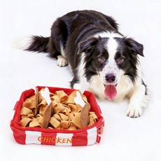 강아지 노즈워크 장난감 담요 놀이 매트, 1개, 치킨스타일 (D01)